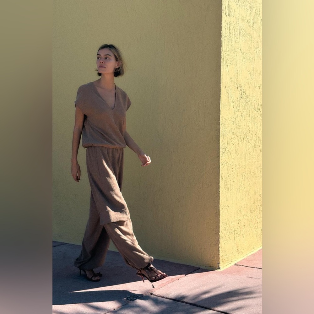 TEXTURED CARGO PANTS